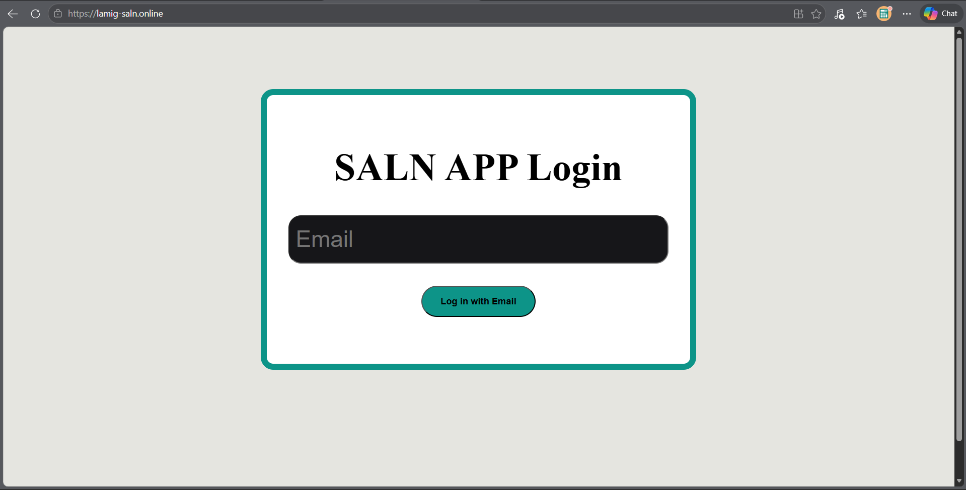 Login Page